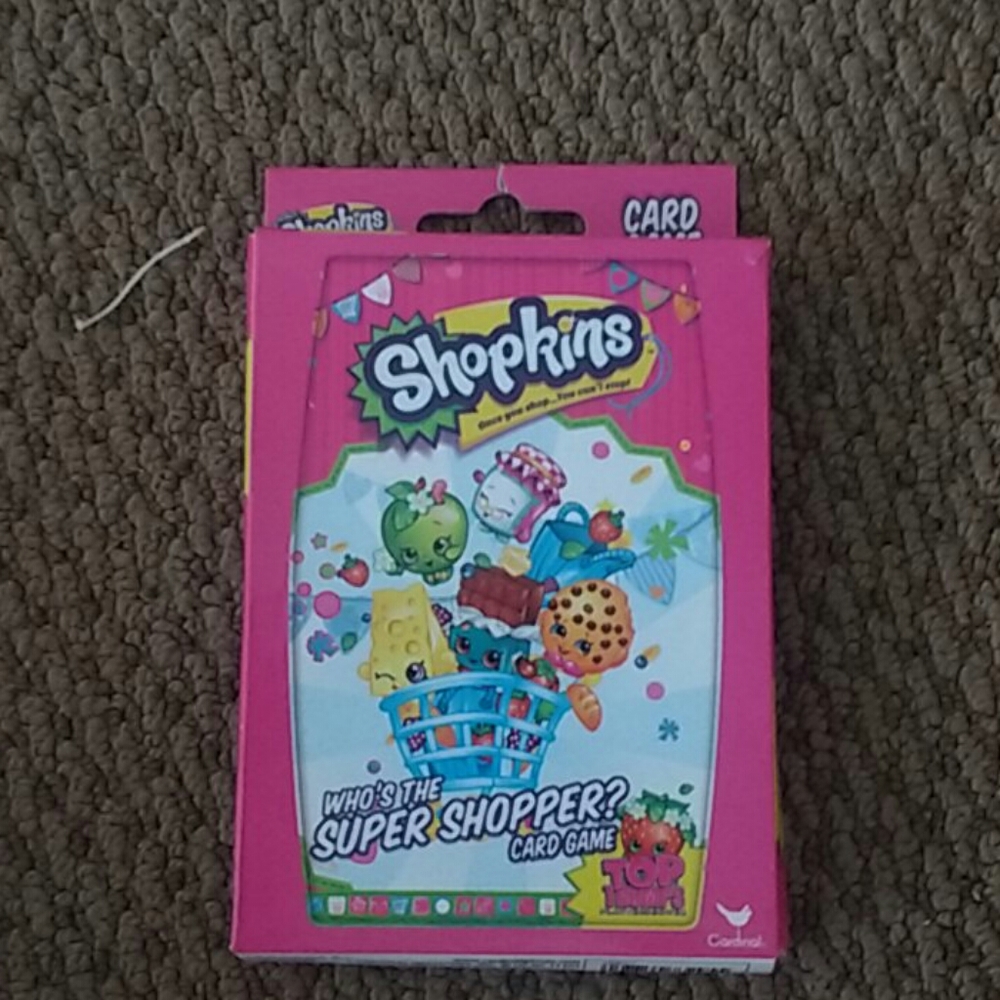 Shopkins Who's The Super Shopper Card Game